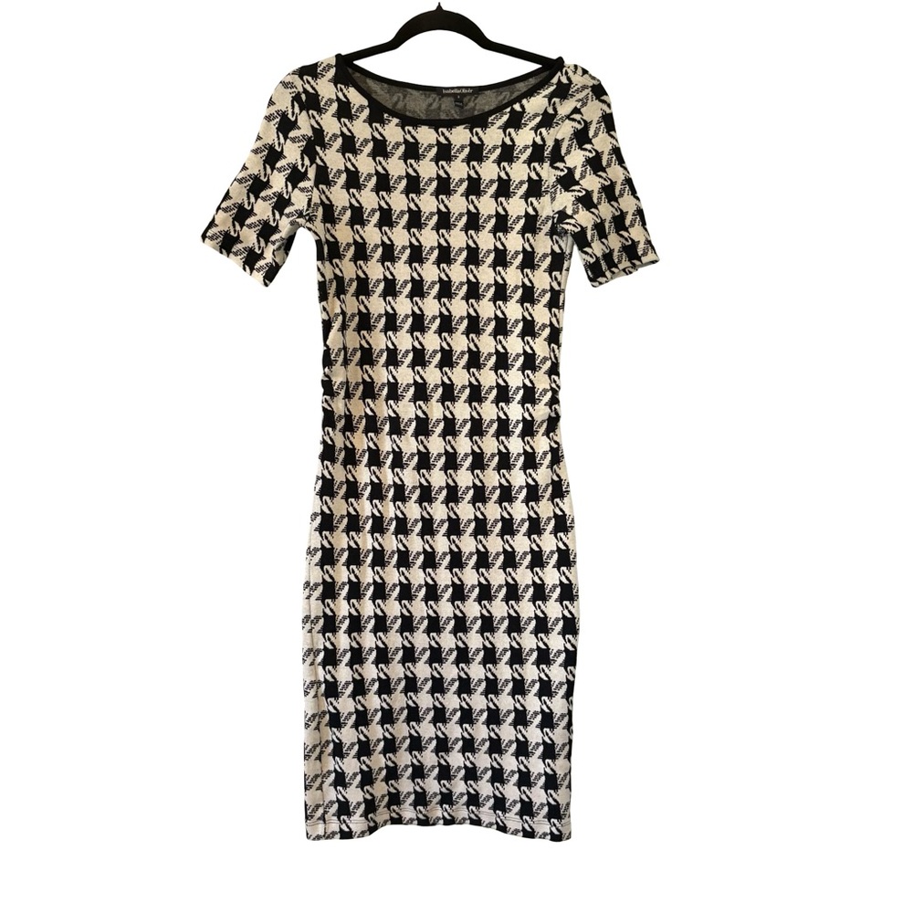 Isabella Oliver Women's Maternity Houndstooth Sheath Dress, Sz 3 / US 8 - Picture 3 of 11